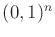 $ (0,1)^n$