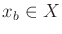 $ {x_b}\in X$