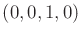 $ (0,0,1,0)$
