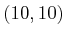 $ (10,10)$