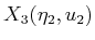 $ X_3({\eta }_2,u_2)$