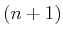 $ (n+1)$