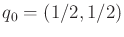 $ q_0 =
(1/2,1/2)$