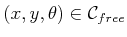 $ (x,y,\theta) \in {\cal C}_{free}$