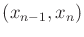 $ (x_{n-1},x_n)$