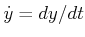 $ {\dot z}= dz/dt$