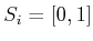 $ S_i = [0,1]$