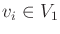 $ v_i \in V_1$