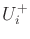 $ U^+_i$