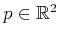 $ p \in {\mathbb{R}}^2$