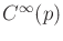 $ C^\infty(p)$