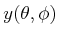 $ y(\theta,\phi)$