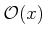 $ {\cal O}(x)$