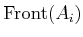 $ \operatorname{Front}(A_i)$