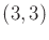 $ (3,3)$
