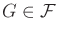 $ G \in
{\cal F}$