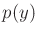 $ p(y)$