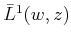 $ {\bar{L}}^2(w,z)$