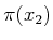 $ \pi (x_2)$