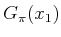 $ G_\pi (x_1)$