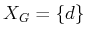$ {X_{G}}= \{d\}$