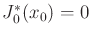 $ J^*_0(x_0) = 0$