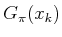 $ G_\pi (x_k)$