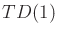$ TD(1)$