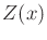 $ Z(x)$