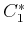 $ C^*_1$