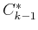 $ C^*_{k-1}$