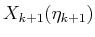 $ X_{k+1}({\eta}_{k+1})$