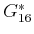 $ G^*_{16}$