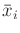 $ \bar{x}_i$
