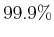 $ 99.9\%$