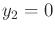 $ y_2 = 0$