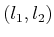 $ (l_1,l_2)$