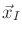 $ {\vec{x}}_I$