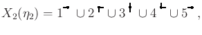 $\displaystyle X_2({\eta}_2) = 1^{\psfig{figure=figs/locplus4.eps,width=3mm}}\cu...
...gs/locplus3.eps,width=3mm}}\cup 5^{\psfig{figure=figs/locplus4.eps,width=3mm}},$