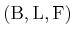 $ ({\rm B},{\rm L},{\rm F})$