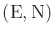 $ ({\rm E},{\rm N})$