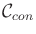 $ {{\cal C}_{con}}$