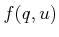 $ f(q,u)$