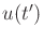 $ u(t')$