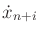 $ {\dot x}_{n+i}$
