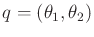 $ q = (\theta_1,\theta_2)$
