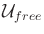 $ {{\cal U}_{free}}$