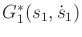 $ G^*_1(s_1,{\dot s}_1)$