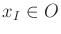 $ {x_{I}}\in O$