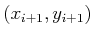 $ (x_{i+1},y_{i+1})$